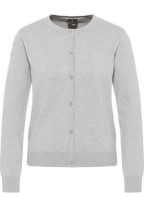 Кардиган DreiMaster Klassik Knit Cardigan Malegnano, серый