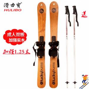 Rossignol Санки-сноуборд Burton для начинающих, детские деревянные санки с двойными лыжами и снеговиком