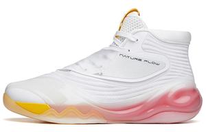 ANTA KT6 Звездная Отметка Антискользящие Износостойкие Высокие Баскетбольные Кроссовки Мужские Белые Желтые Красные