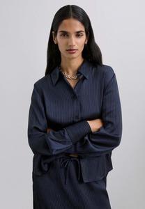 Блуза Scalpers Button-down blouse, Navy/Dark Blue