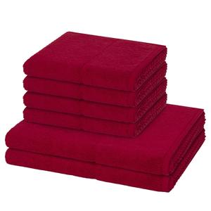 Набор полотенцев MÖVE, 50x100 см, красный