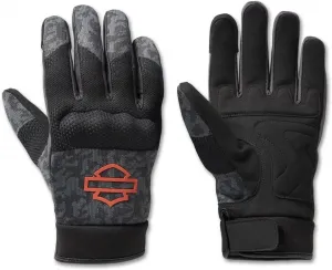 Мужские высокие кроссовки Harley Davidson, черные HARLEY-DAVIDSON, black/grey