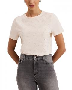 Футболка Jada с шипами Phase Eight, белый