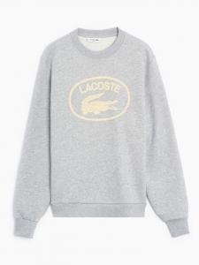 Толстовка серого цвета Lacoste