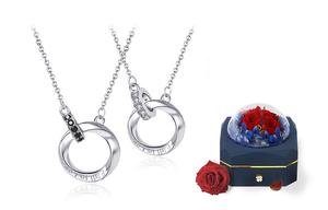 Lady Go Серебряное колье 925 пробы унисекс