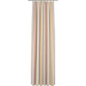 Штора 28066 с складками 1 шт. деталь. Тюль - складки 1:3 Wirth, терракотовый