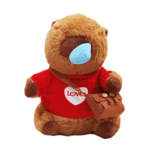 Милые плюшевые игрушки капибара для ловли соплей высотой 25 см Handsome