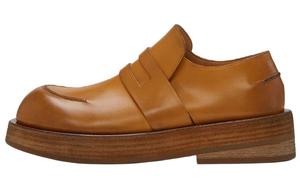 Гладкая кожаные лоферы Marsèll, желтый