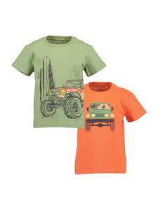 Рубашка BLUE SEVEN, цвет Kiwi/Coral