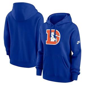 Толстовка с капюшоном Women's Royal Denver Broncos Club Fleece Nike