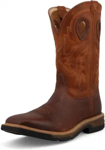 Мужские рабочие ботинки Twisted X 12 дюймов с мягким носком и удобным креплением