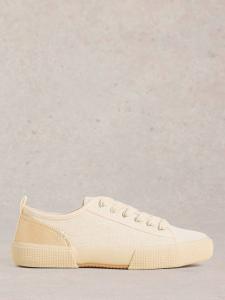 Парусиновые кроссовки пиппы White Stuff, цвет Natural