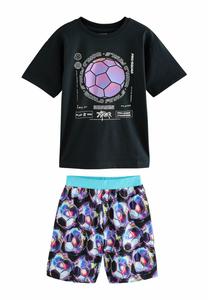 Пижама SINGLE SHORT SET Next, черный