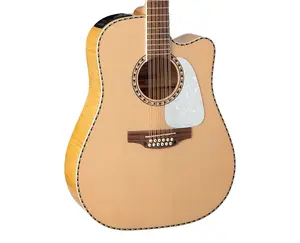 Акустико-электрогитара Takamine GD74CE-12U 12-струнная - натуральная с чехлом
