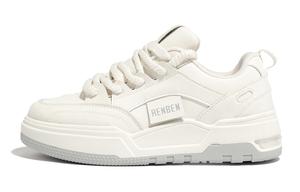 Низкие женские скейтерские кеды Humanism 1986, бежево-розовые