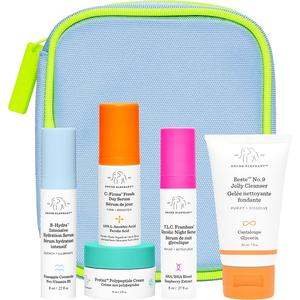 Крем для лица Drunk Elephant The Littles 7.0, C-Firma Fresh Day Serum 9 ml + B-Hydra Intensive Hydration Serum 8 ml + Protini Polypeptide Cream 15 ml + Beste No. 9 Jelly Cleanser 30 ml + T.L.C. Framboos Glycolic Night Serum 8 ml / 1 Stk.