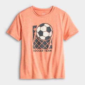 Футболка с принтом для мальчиков 4-12 лет Jumping Beans, Orange Team Soccer