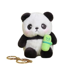 Очаровательная плюшевая кукла-брелок панда с бамбуковым ростком и стеблем, высота 11см Ten Thousand Children's Music