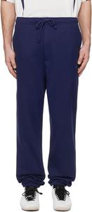 Спортивные штаны из французского трикотажа Y-3, синий