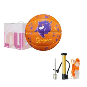 Мяч баскетбольный pokemon резиновый размер 5/размер 7 для уличных тренировок china VEIDOORN