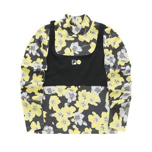 Футболка X BEAMS Co branded Series Regular женская Sahara FILA FUSION, желтый