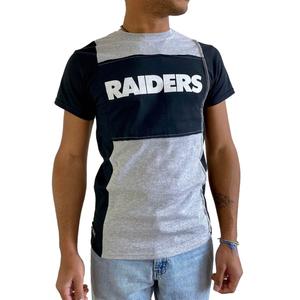 Мужская футболка Refried Apparel Heather Grey Las Vegas Raiders с разрезом из экологически чистого материала