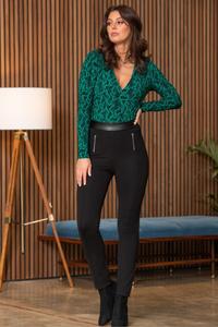 Брюки Amy из искусственной кожи Pour Moi, черный