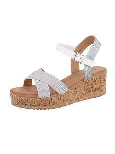 Сандалии на плоской подошве Ital-Design, серебряный