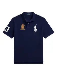 Поло с вышитым логотипом POLO RALPH LAUREN, синий
