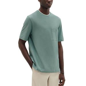 HERMES Футболка мужская селадоновая зеленая