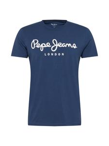Классическая футболка Pepe Jeans Shirt, морской синий