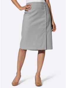 Юбка-слипон цвета серый камень WITT WEIDEN