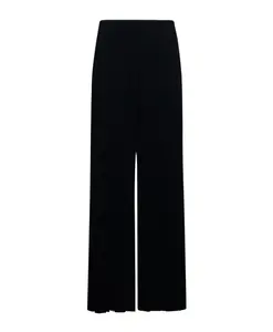 Широкие брюки с вертикальными ребрами Silvian Heach, черный