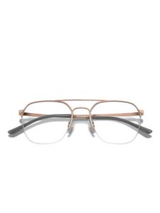 Очки Ray-Ban в круглой оправе, золотой