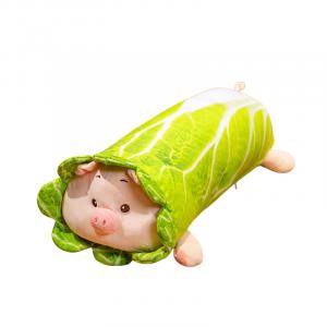 Мягкая игрушка в виде мультяшной свинки-капусты, высота 69см/95см Mr. Toy