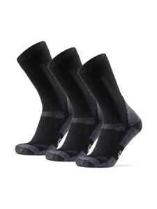 DANISH ENDURANCE Классические походные носки черно-серого цвета