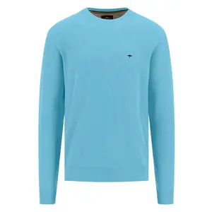 Свитер Fynch Hatton Structure, синий