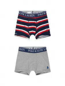 Комплект из двух боксеров с вышивкой Polo Pony POLO RALPH LAUREN KIDS, серый