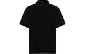 Y 3 Прямой крой короткий рукав поло Y-3, черный