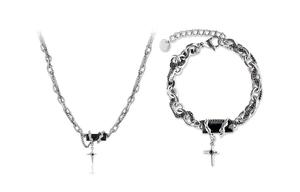 Титановая стальная цепь унисекс Inkopper, серый