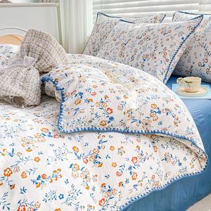 Disney Комплект постельного белья 1,5 м, 4 предмета, для матраса 150x200 см, ультрамягкий двухслойный муслин Xiyemuse