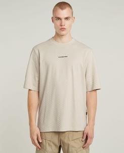 Мужская футболка с коротким рукавом Checquard Tweeter G-Star Raw, Beige