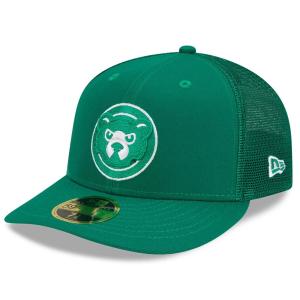 Мужская бейсболка New Era Green Chicago Cubs 2022 ко Дню Святого Патрика для игры в поле с низким профилем 59FIFTY Облегающая шляпа