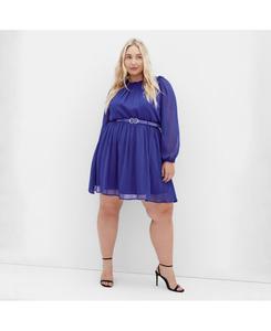 Платье Madelynn больших размеров CITY CHIC, Lapis