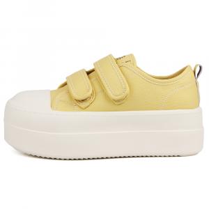 Легкие дышащие низкие кроссовки для скейтбординга, увеличивающие рост, женские WENPU, Yellow