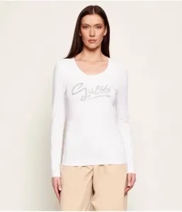 Блуза slim fit Guess Jeans, белый