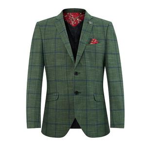 Детская куртка slim fit в клетку Elie Balleh, Green