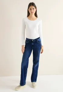 Mit nieten straight leg jeans Cecil, Blau
