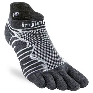 Ультрабеговые носки без видимости из шерсти Injinji, Slate