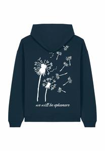 Толстовка EPHEMERE BACK PRINT UNISEX HEAVYWEIGHT - Hoodie Mira Paris, темно-синий